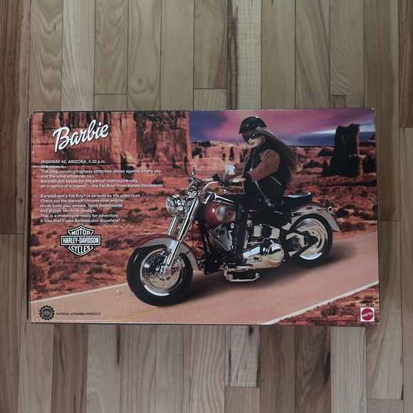 Harley-Davidson Barbie and Ken with 1999 Harley Fat Boy Bundle - NIB Vintage - Picture 3 of 14